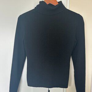 Ann Taylor Women's Black Turtle Neck Small